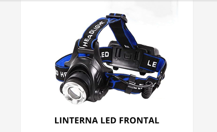 Linterna LED frontal de cabeza