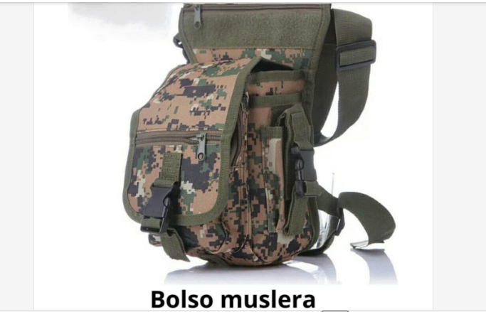Bolso muslera camuflaje